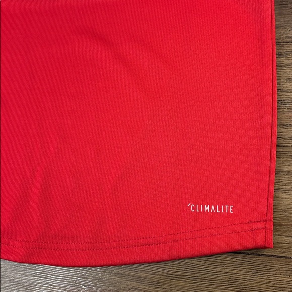 NWT [adidas] Nebraska Cornhuskers NCAA 1/4 Zip Pullover Sweatshirt Youth M 10/12 - Picture 9 of 12